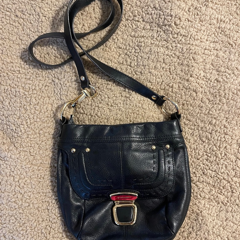 B Makowsky leather cross body